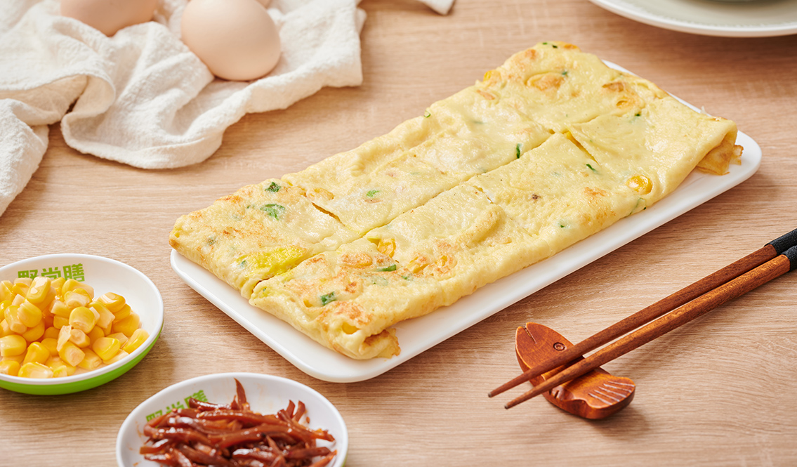 双蛋玉米煎饼